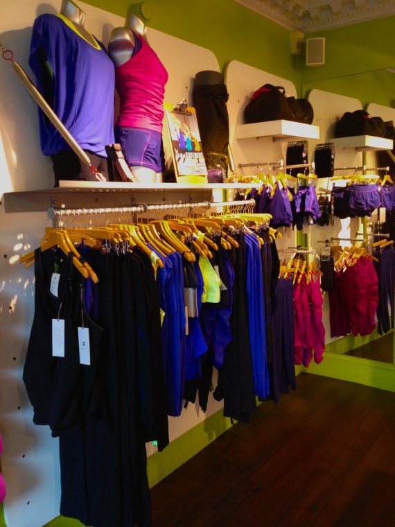 Sweaty Betty's yoga/pilates/dance line