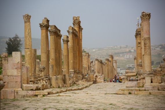 Path entering the Roman City of Jerash