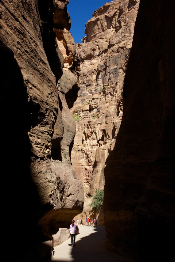 Petra. No words can describe how incredible Petra is. On our way to the treasury.